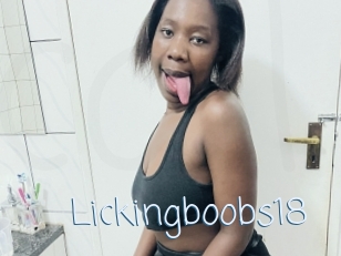 Lickingboobs18