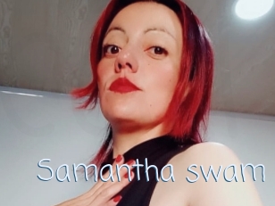 Samantha_swam